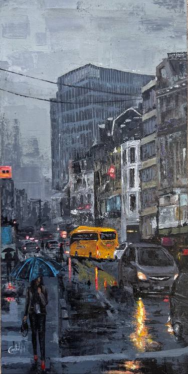 Original Realism Cities Paintings by Tayyaba Iqbal