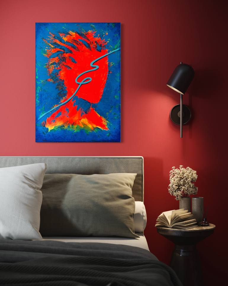 Original Figurative Abstract Painting by Svitlana Churubrova