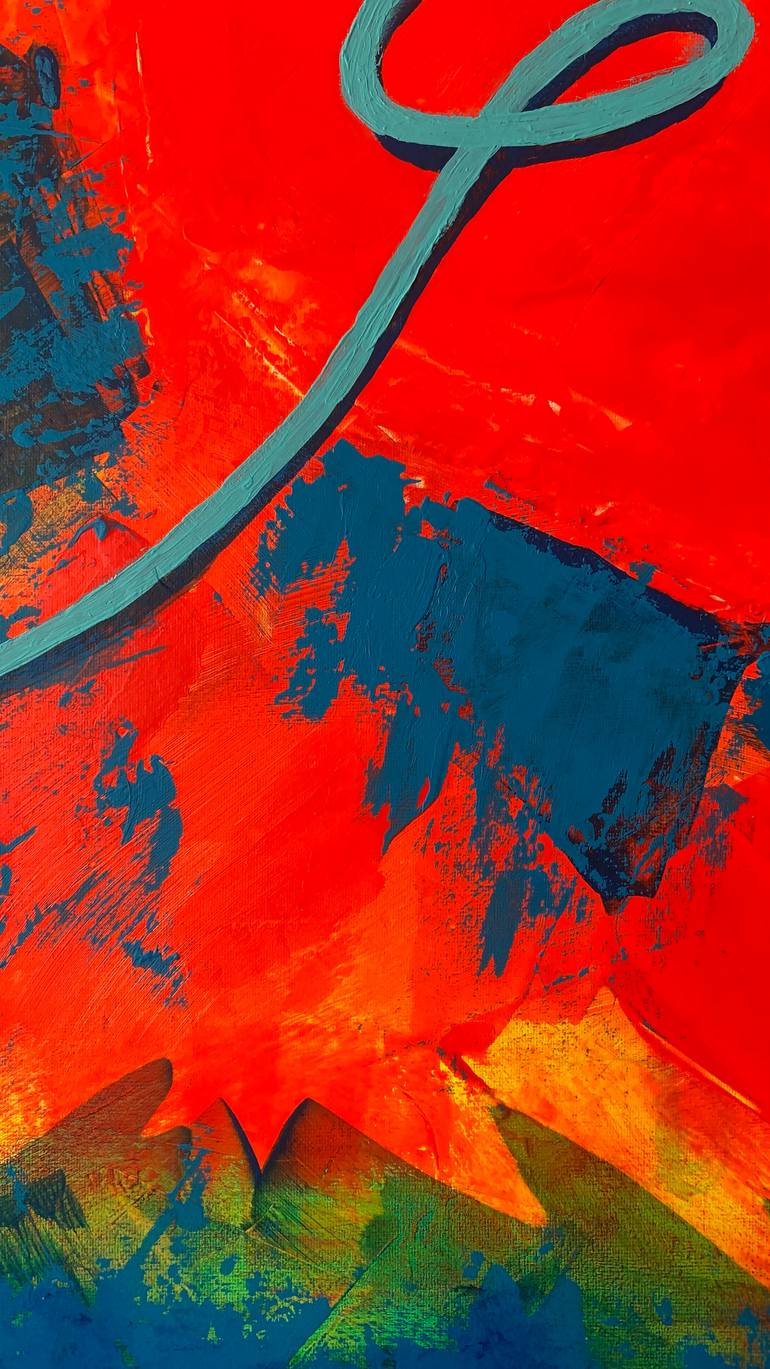 Original Figurative Abstract Painting by Svitlana Churubrova