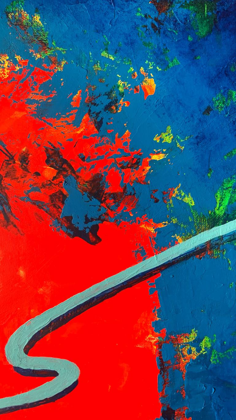 Original Figurative Abstract Painting by Svitlana Churubrova