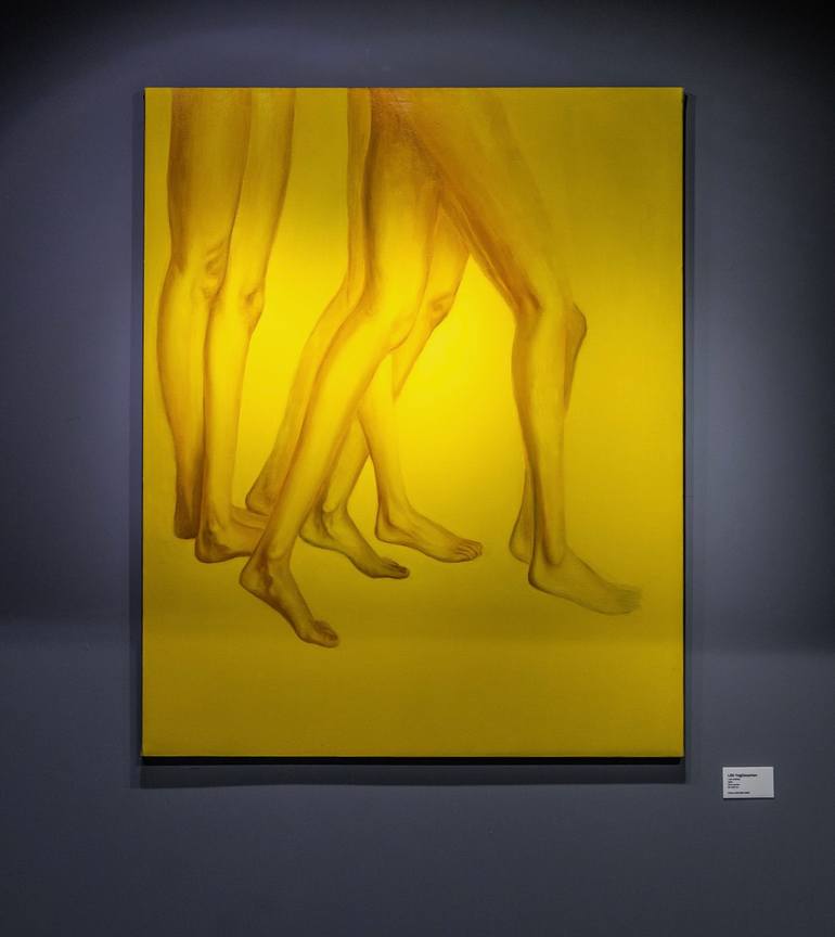 Original Figurative Body Painting by Lilith Eghiazaryan