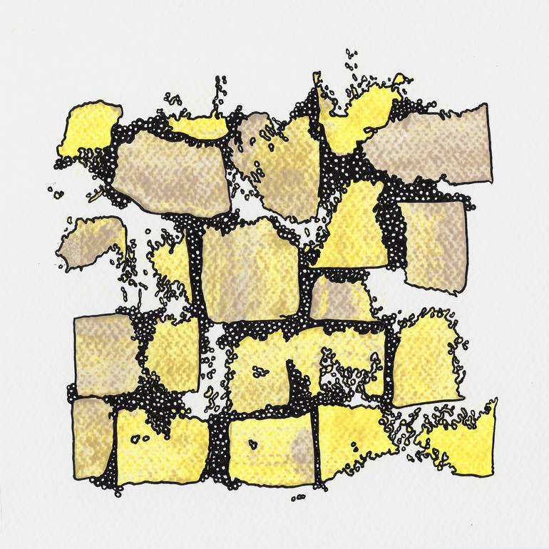 Original Black & White Abstract Paintings by Wil Vélez
