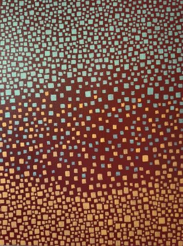 Original Art Nouveau Abstract Painting by Jorge Gonzalez 