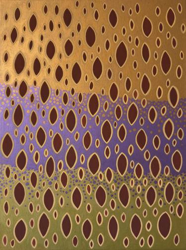 Original Art Nouveau Abstract Painting by Jorge Gonzalez 