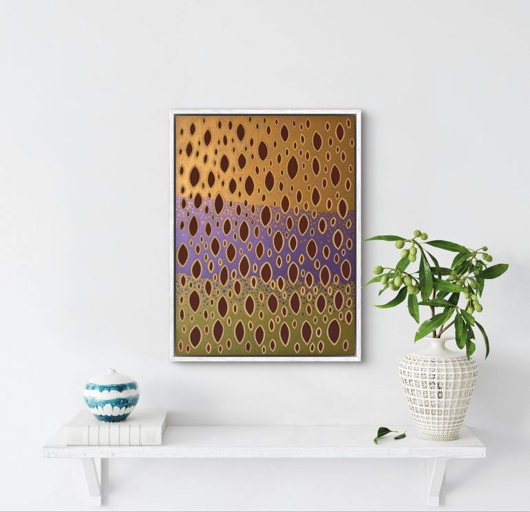 Original Art Nouveau Abstract Painting by Jorge Gonzalez 