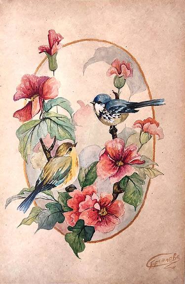 Print of Nature Paintings by Sitora Brejneva