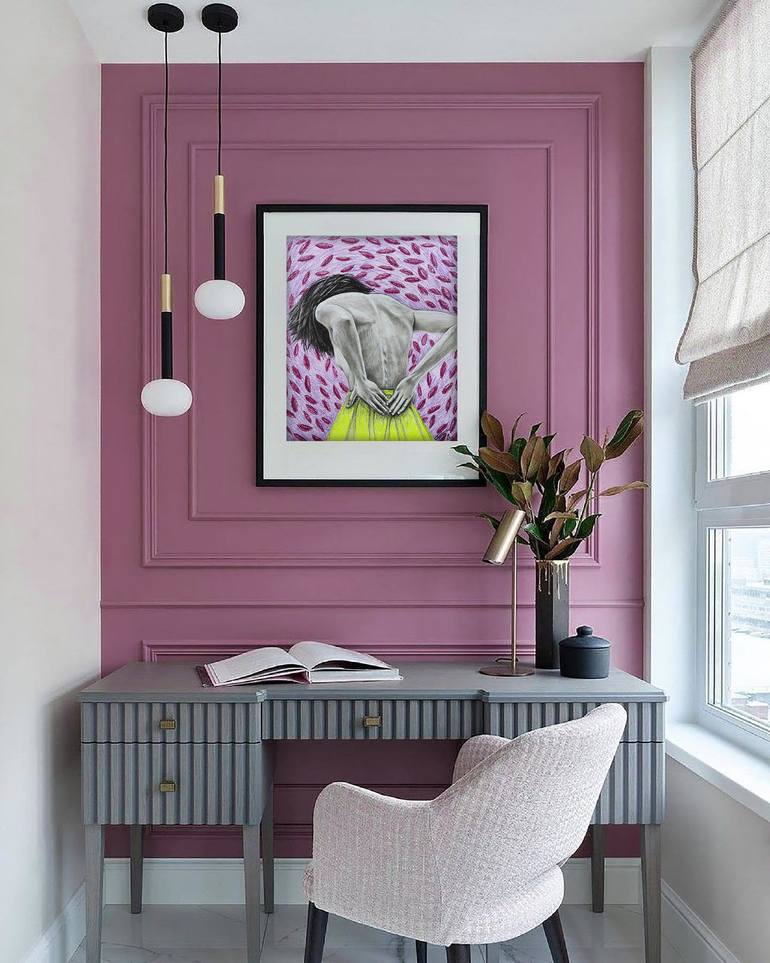 Original Conceptual Women Painting by Sitora Brejneva