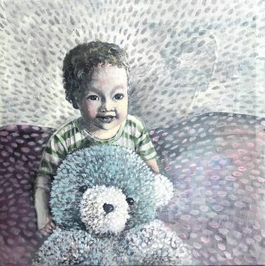 Original Portraiture Children Paintings by Sitora Brejneva