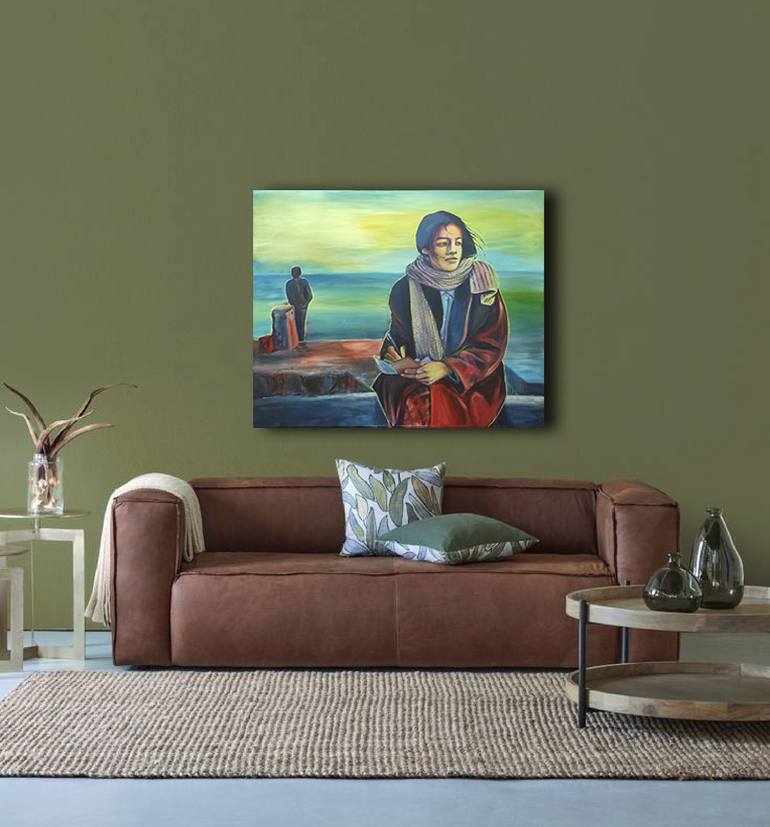 Original Abstract Women Painting by Sitora Brejneva