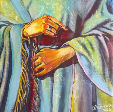 Original Abstract Women Painting by Sitora Brejneva