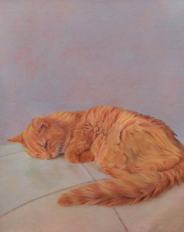 Original Cats Paintings by Kathrine Young