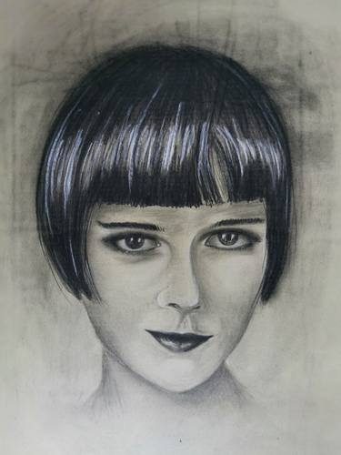 Original Fine Art Portrait Drawings by Emilia Solek