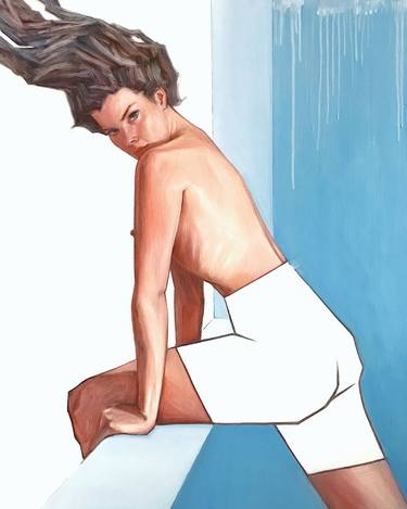 Original Conceptual Nude Paintings by Vera Blanco