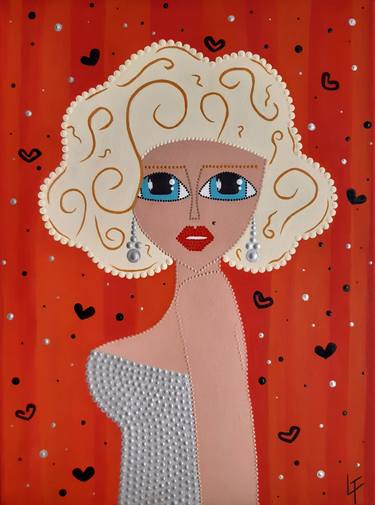 Original Modern Celebrity Paintings by Leticia Frutos