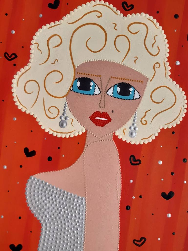 Original Modern Celebrity Painting by Leticia Frutos