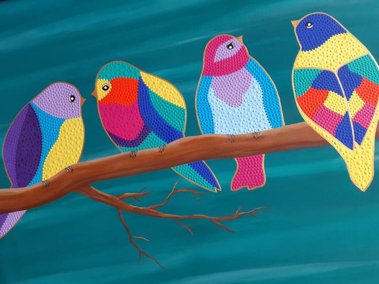 Original Modern Animal Painting by Leticia Frutos