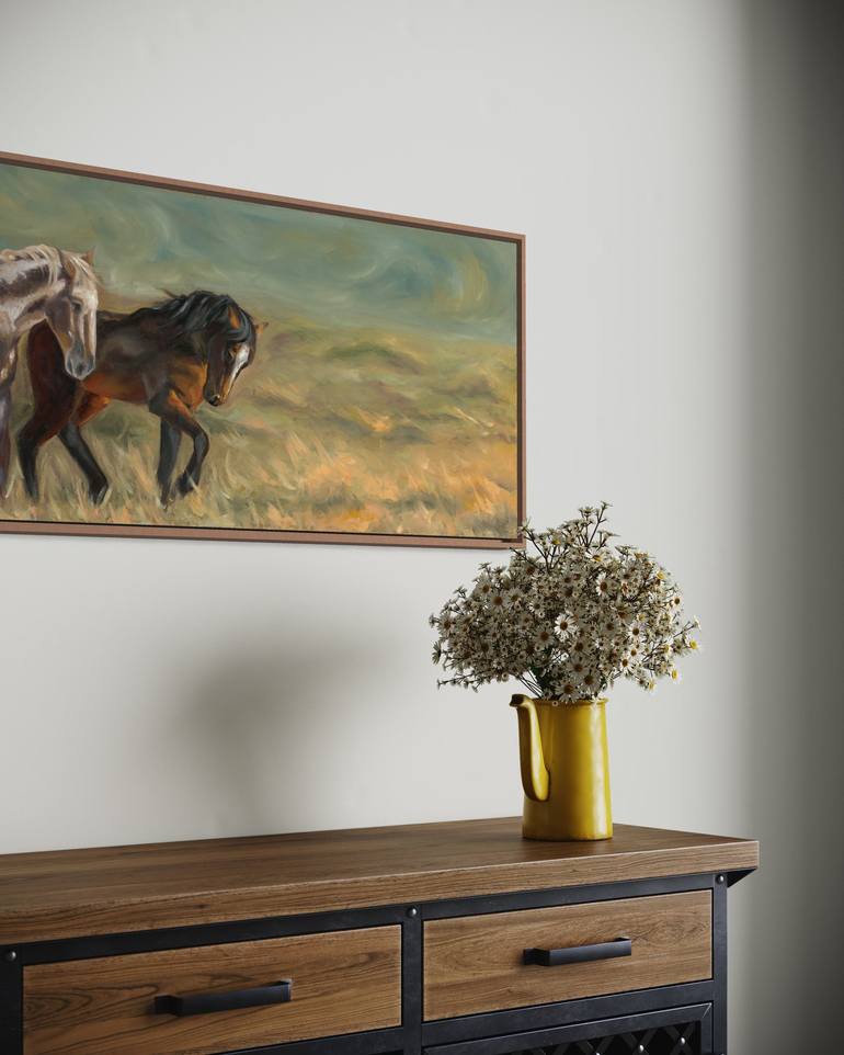 Original Realism Horse Painting by Meghan Guilfoil