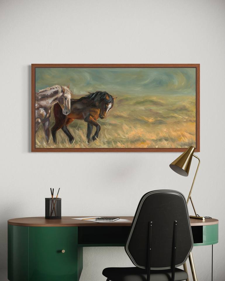 Original Realism Horse Painting by Meghan Guilfoil