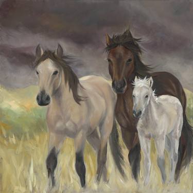 Original Realism Horse Paintings by Meghan Guilfoil