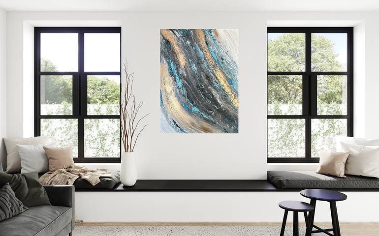 Original Abstract Expressionism Abstract Painting by Inna Horch