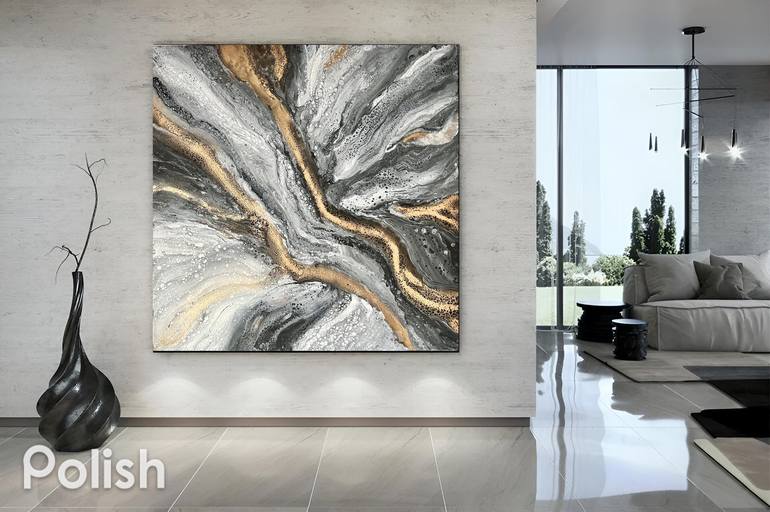 Original Abstract Expressionism Abstract Painting by Inna Horch