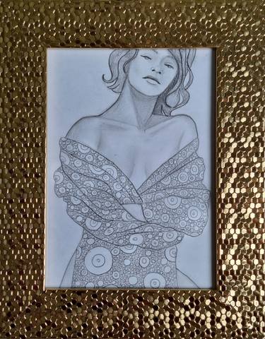 Original Women Drawings by Anna Goldbrook