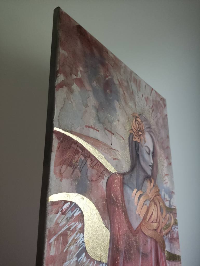 Original Art Deco Women Painting by Anna Goldbrook