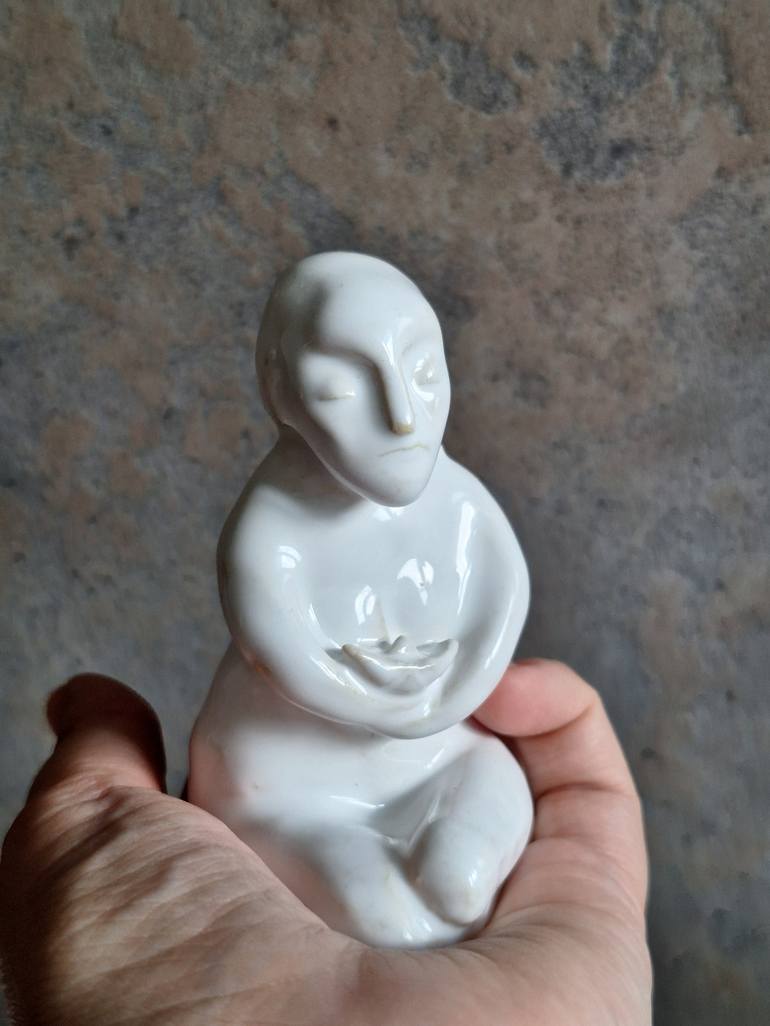 Original Art Deco Women Sculpture by Anna Goldbrook
