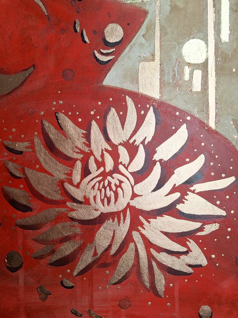 Original Art Deco Women Painting by Anna Goldbrook