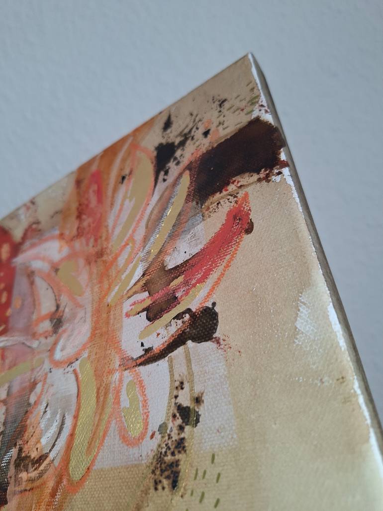 Original Abstract Floral Painting by Anna Goldbrook