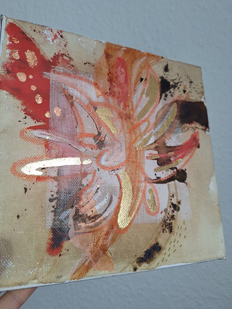 Original Abstract Floral Painting by Anna Goldbrook