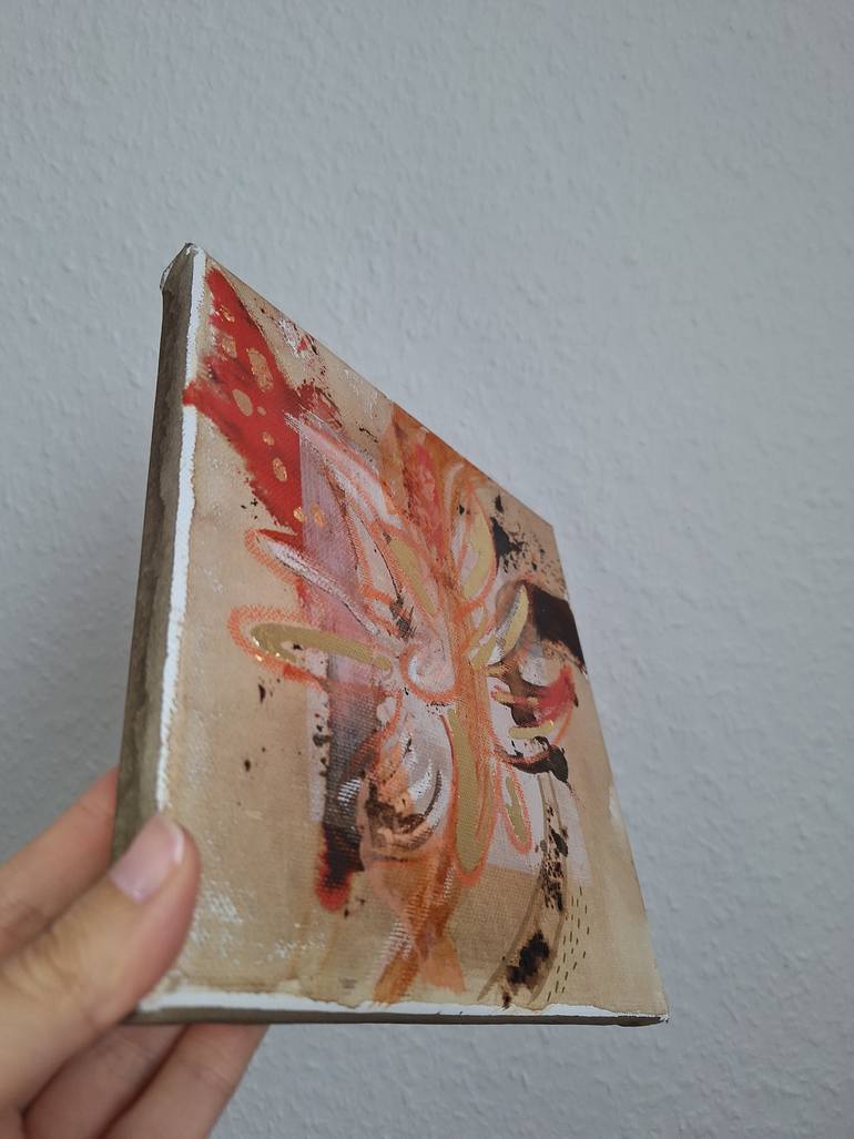 Original Abstract Floral Painting by Anna Goldbrook