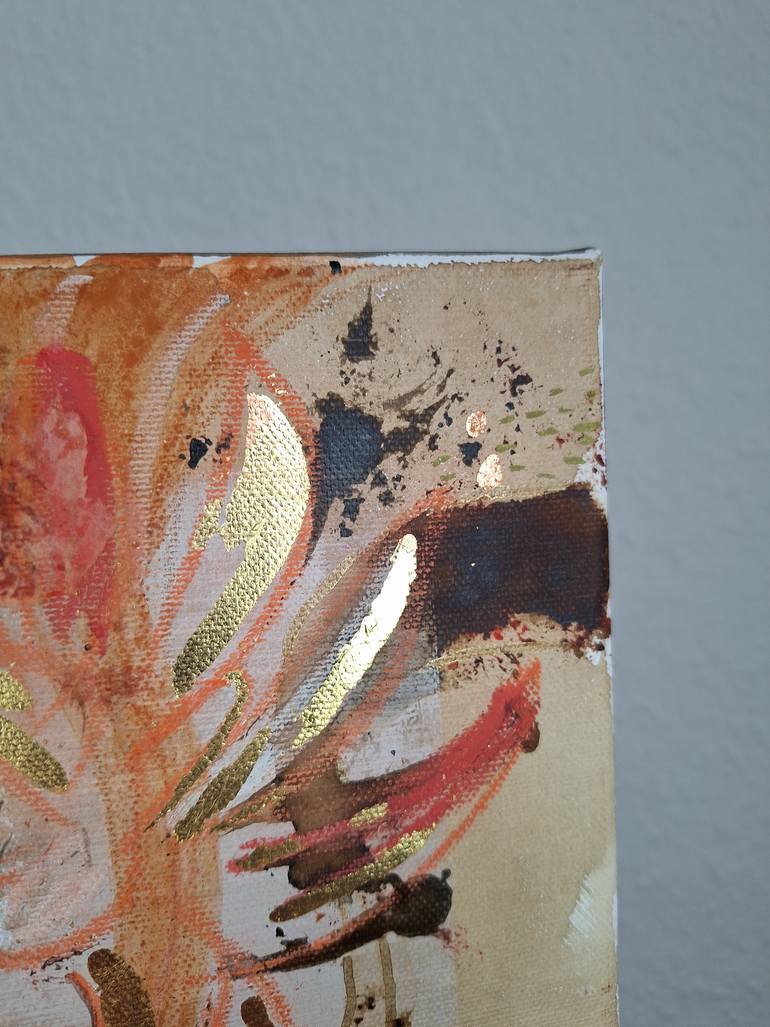Original Abstract Floral Painting by Anna Goldbrook