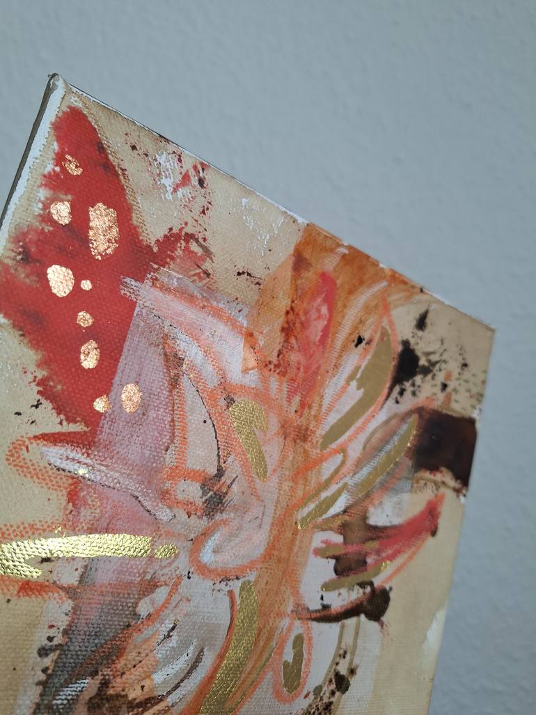 Original Abstract Floral Painting by Anna Goldbrook