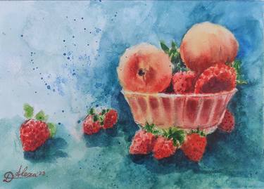 Print of Impressionism Food Paintings by Alexandra Adeline Dumitru