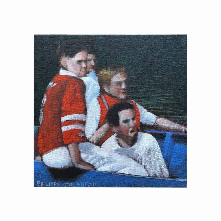Original Figurative Sports Painting by Chesneau Philippe