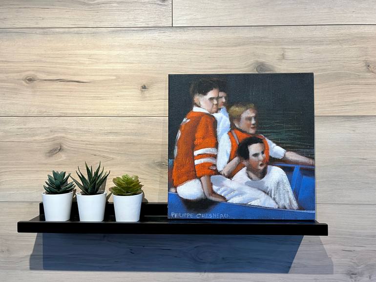 Original Figurative Sports Painting by Chesneau Philippe
