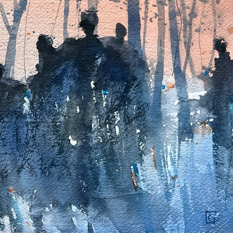 Original Figurative Horse Painting by Chesneau Philippe