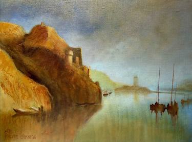 Original Landscape Paintings by Chesneau Philippe