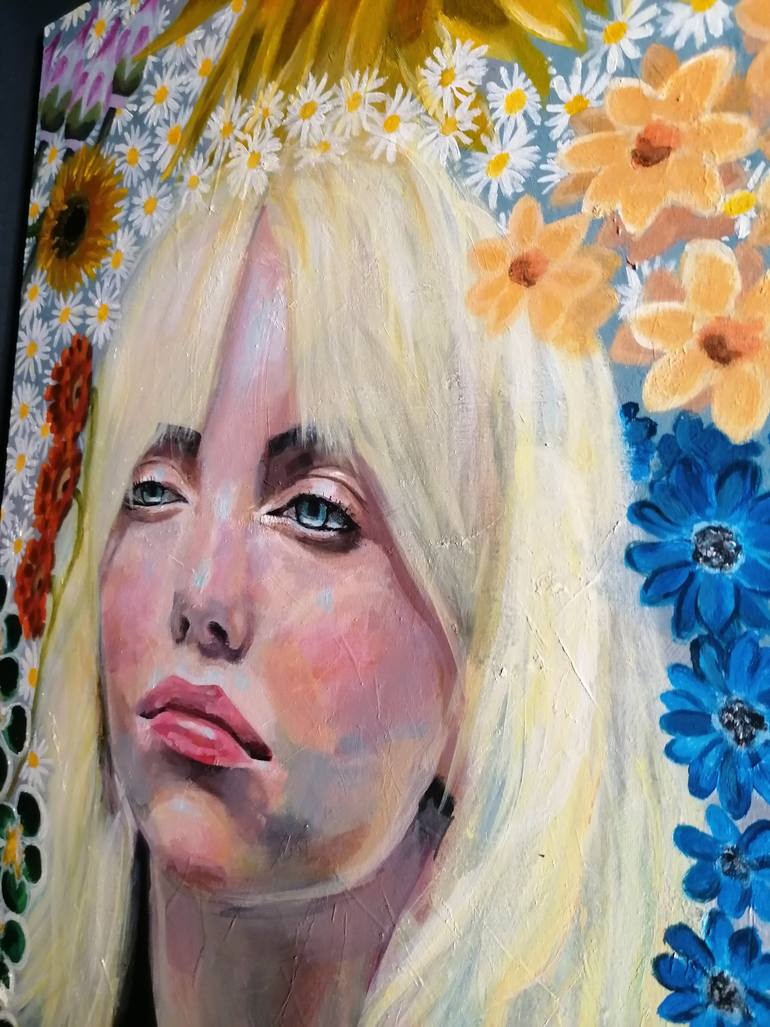 Original Pop Art Pop Culture/Celebrity Painting by Louisa Corr