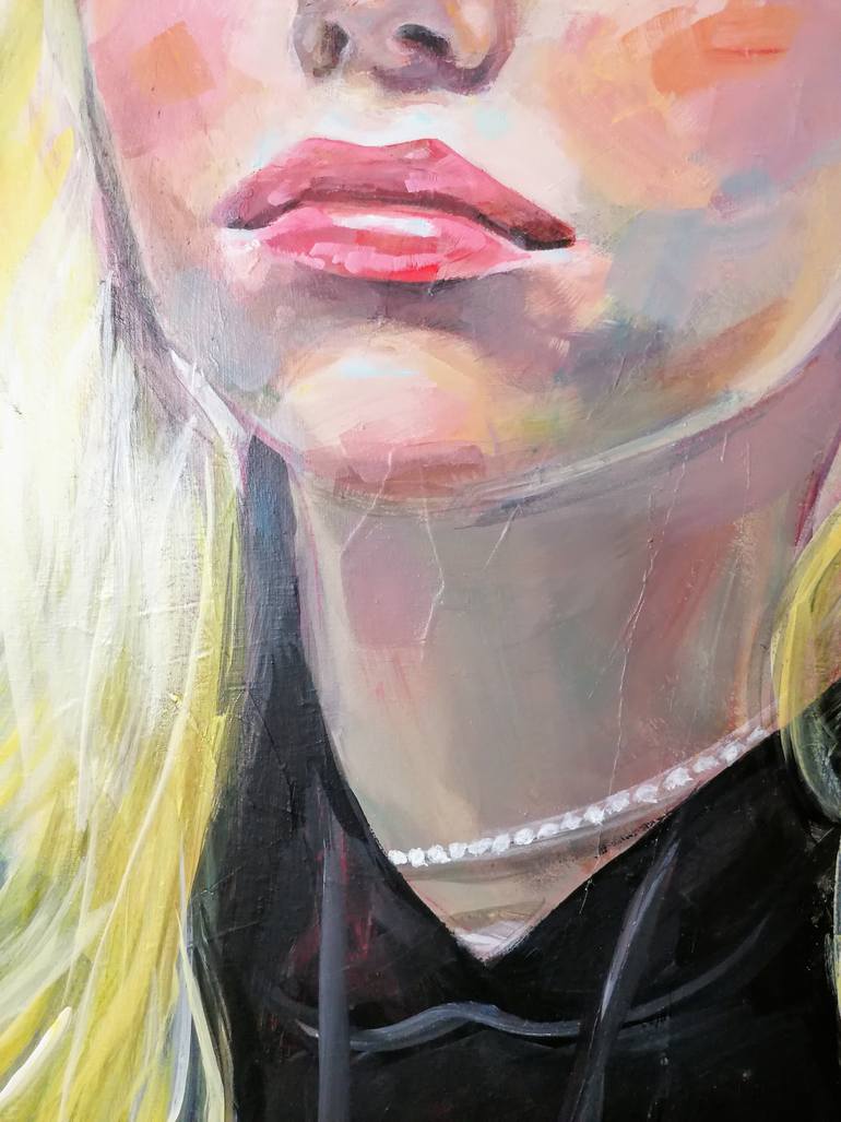 Original Pop Art Pop Culture/Celebrity Painting by Louisa Corr