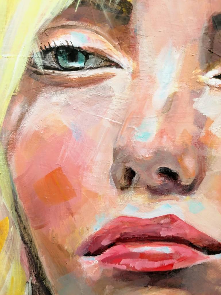 Original Pop Art Pop Culture/Celebrity Painting by Louisa Corr