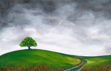 Original Expressionism Nature Paintings by Asad Saeed