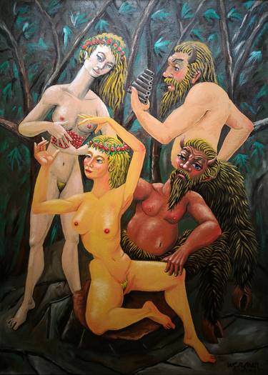 Print of Erotic Paintings by Joao Werner