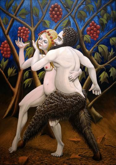 Original Figurative Classical mythology Paintings by Joao Werner