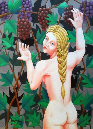 Original Figurative Erotic Paintings by Joao Werner