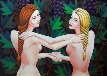 Original Figurative Nude Paintings by Joao Werner