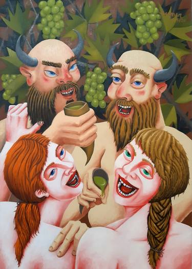 Original Classical mythology Paintings by Joao Werner