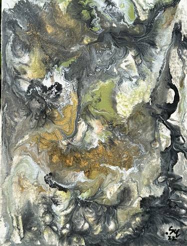 Print of Abstract Expressionism Abstract Paintings by Surya atmaja