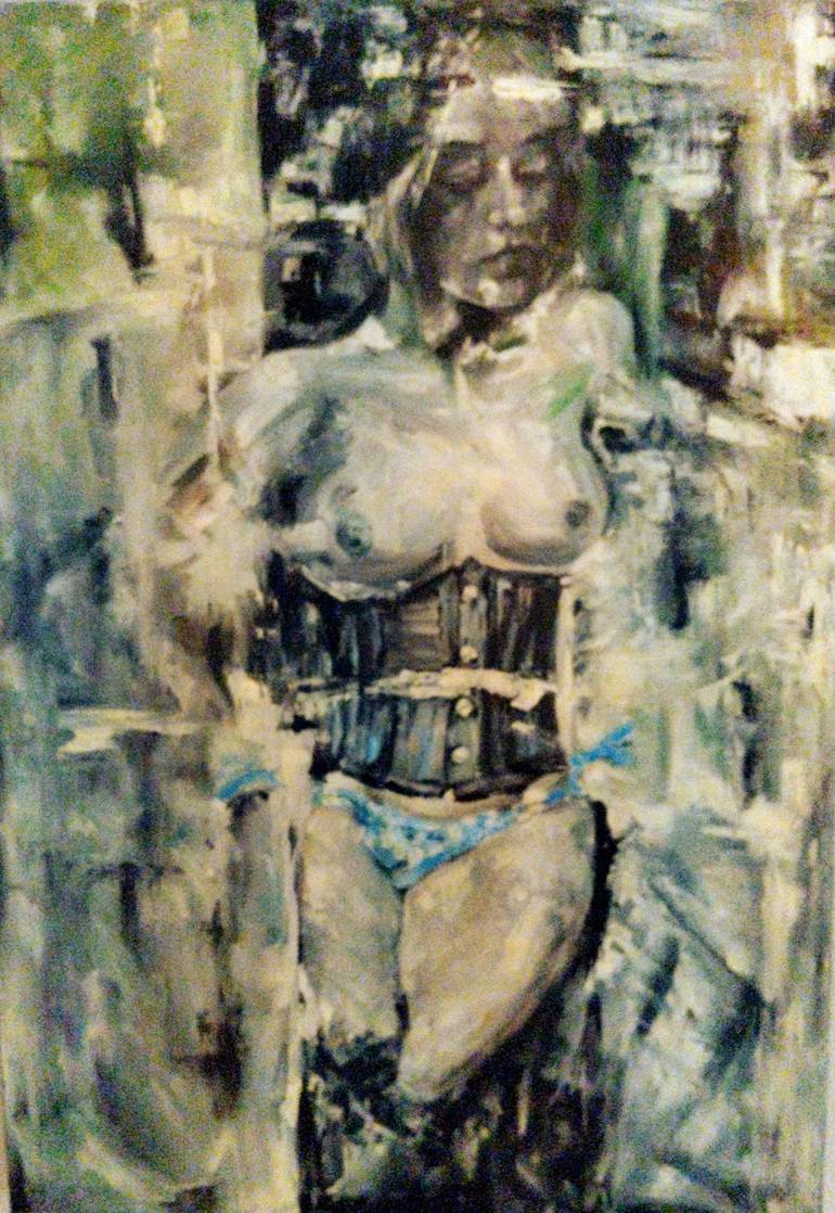 Original Abstract Expressionism Abstract Paintings by Elvira Nalbat